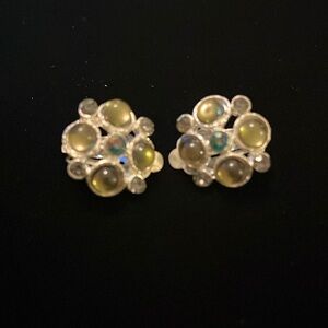 Silver tone Clip-on Earrings